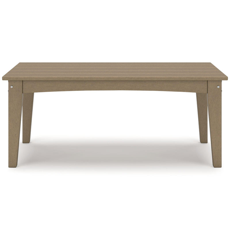 Hyland wave Outdoor Coffee Table - Coastal Roots Furniture (Courtenay, BC)