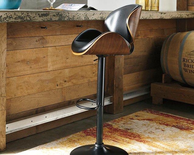 Bellatier Adjustable Height Bar Stool - Coastal Roots Furniture (Courtenay, BC)