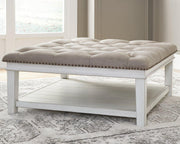 Kanwyn Upholstered Ottoman Coffee Table - Coastal Roots Furniture (Courtenay, BC)