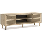 Cielden 72" TV Stand with Electric Fireplace - Coastal Roots Furniture (Courtenay, BC)
