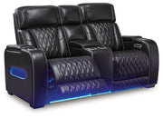 Boyington Power Reclining Loveseat with Console - Coastal Roots Furniture (Courtenay, BC)