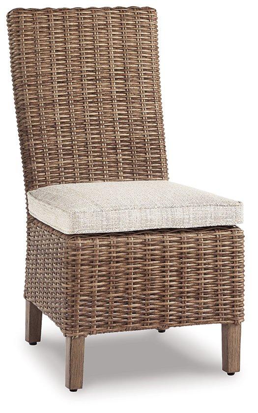Beachcroft Outdoor Side Chair with Cushion (Set of 2) - Coastal Roots Furniture (Courtenay, BC)