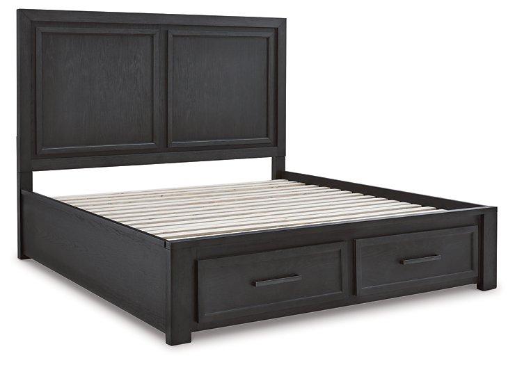 Foyland Panel Storage Bed - Coastal Roots Furniture (Courtenay, BC)