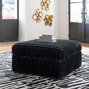 Midnight-Madness Oversized Accent Ottoman - Coastal Roots Furniture (Courtenay, BC)