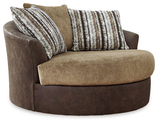 Alesbury Oversized Swivel Accent Chair - Coastal Roots Furniture (Courtenay, BC)