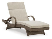 Beachcroft Outdoor Chaise Lounge with Cushion - Coastal Roots Furniture (Courtenay, BC)