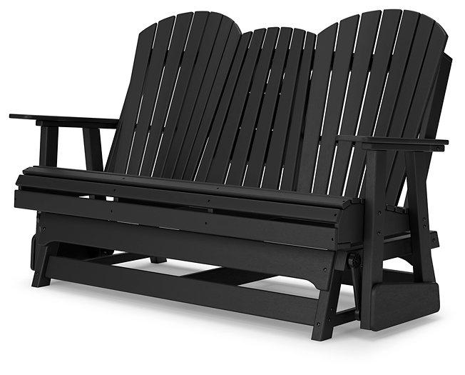 Hyland wave Outdoor Glider Loveseat - Coastal Roots Furniture (Courtenay, BC)