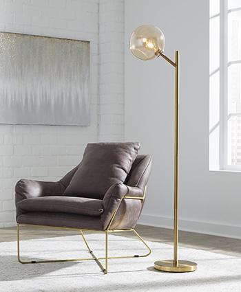 Abanson Floor Lamp - Coastal Roots Furniture (Courtenay, BC)