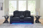 Fyne-Dyme Power Reclining Loveseat with Console - Coastal Roots Furniture (Courtenay, BC)