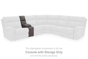 Next-Gen DuraPella Power Reclining Sectional Loveseat with Console - Coastal Roots Furniture (Courtenay, BC)
