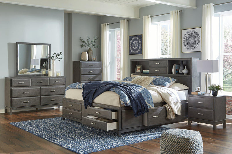 Caitbrook Storage Bed with 8 Drawers - Coastal Roots Furniture (Courtenay, BC)