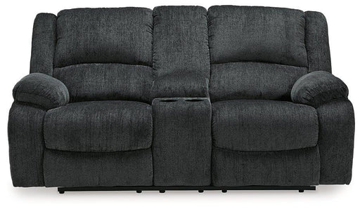 Draycoll Power Reclining Loveseat with Console - Coastal Roots Furniture (Courtenay, BC)