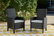 Beachcroft Outdoor Arm Chair with Cushion (Set of 2) - Coastal Roots Furniture (Courtenay, BC)