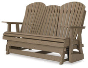 Hyland wave Outdoor Glider Loveseat - Coastal Roots Furniture (Courtenay, BC)