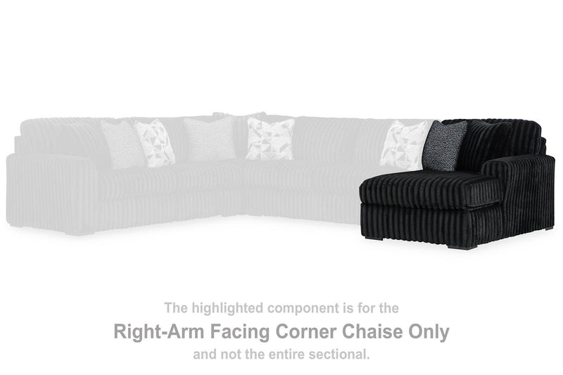 Midnight-Madness Sectional Sofa with Chaise - Coastal Roots Furniture (Courtenay, BC)