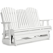 Hyland wave Outdoor Glider Loveseat - Coastal Roots Furniture (Courtenay, BC)