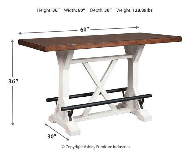 Valebeck Counter Height Dining Table - Coastal Roots Furniture (Courtenay, BC)