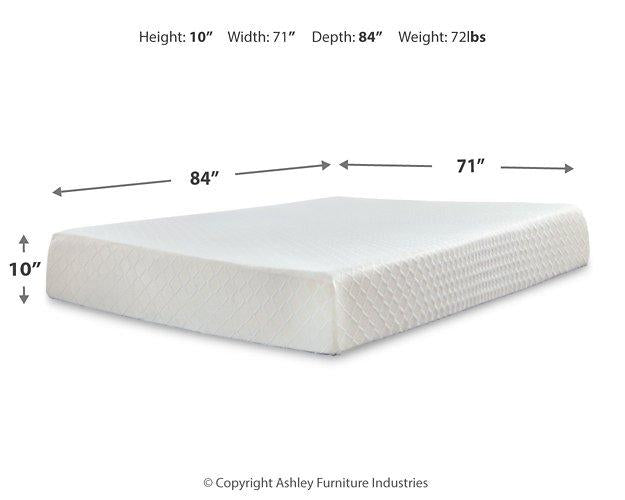 10 Inch Chime Memory Foam Mattress Set - Coastal Roots Furniture (Courtenay, BC)