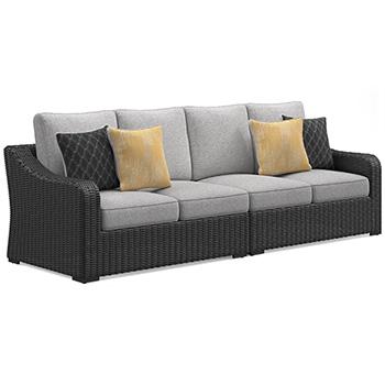 Beachcroft 2-Piece Outdoor Loveseat with Cushion - Coastal Roots Furniture (Courtenay, BC)