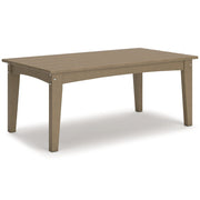 Hyland wave Outdoor Coffee Table - Coastal Roots Furniture (Courtenay, BC)