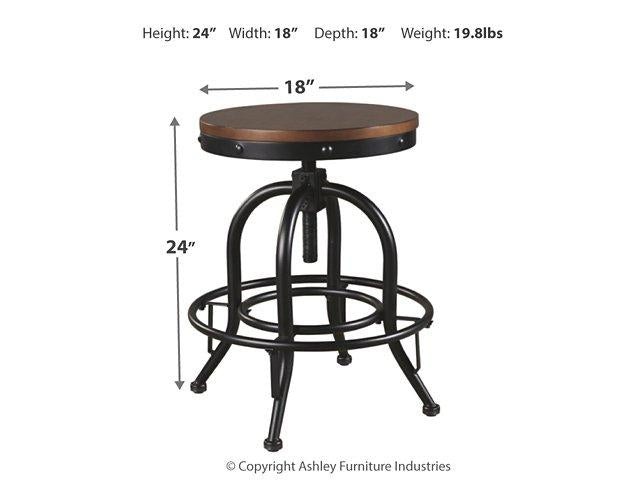 Valebeck Counter Height Bar Stool - Coastal Roots Furniture (Courtenay, BC)