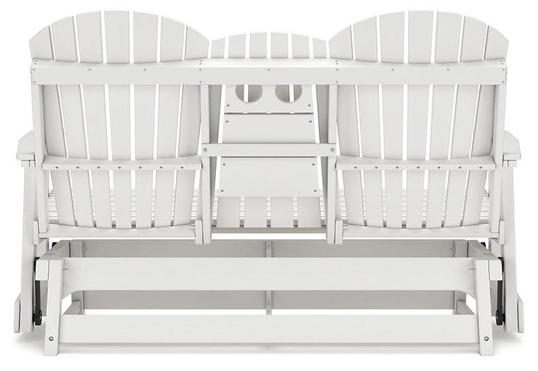 Hyland wave Outdoor Glider Loveseat - Coastal Roots Furniture (Courtenay, BC)