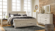 Bellaby Bed with 2 Storage Drawers - Coastal Roots Furniture (Courtenay, BC)