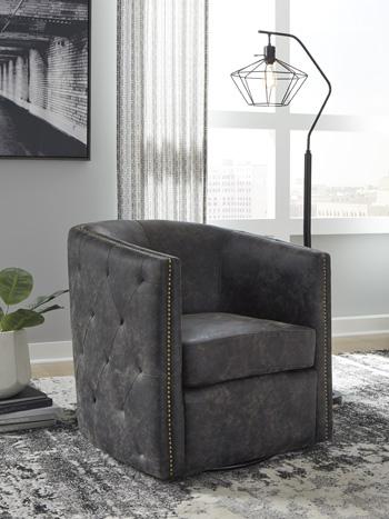 Brentlow Swivel Accent Chair - Coastal Roots Furniture (Courtenay, BC)