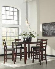 Coviar Counter Height Dining Table and Bar Stools (Set of 5) - Coastal Roots Furniture (Courtenay, BC)