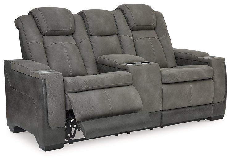 Next-Gen DuraPella Power Reclining Loveseat with Console - Coastal Roots Furniture (Courtenay, BC)