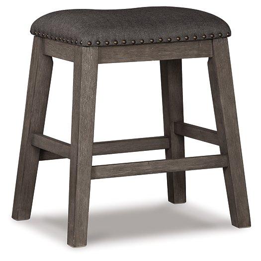 Caitbrook Counter Height Upholstered Bar Stool - Coastal Roots Furniture (Courtenay, BC)