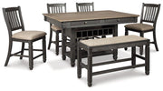 Tyler Creek Counter Height Dining Set - Coastal Roots Furniture (Courtenay, BC)