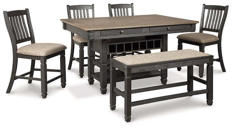 Tyler Creek Counter Height Dining Set - Coastal Roots Furniture (Courtenay, BC)