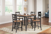 Gesthaven Counter Height Dining Table and 4 Barstools (Set of 5) - Coastal Roots Furniture (Courtenay, BC)