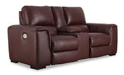 Alessandro Power Reclining Loveseat with Console - Coastal Roots Furniture (Courtenay, BC)