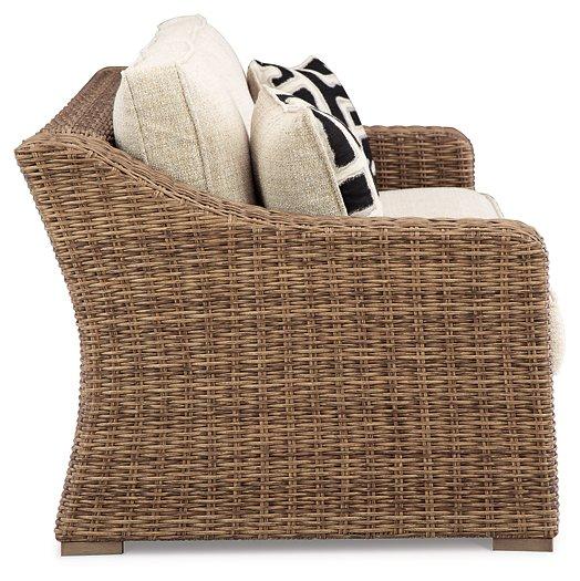 Beachcroft Outdoor Sofa with Cushion - Coastal Roots Furniture (Courtenay, BC)