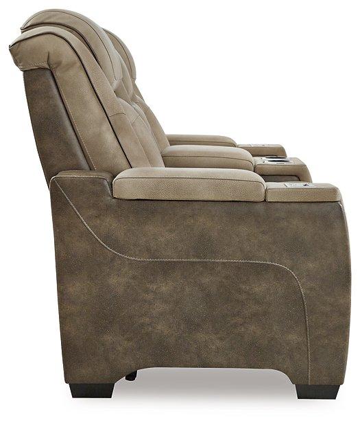 Next-Gen DuraPella Power Reclining Loveseat with Console - Coastal Roots Furniture (Courtenay, BC)