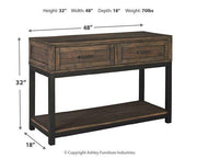 Johurst Sofa/Console Table - Coastal Roots Furniture (Courtenay, BC)