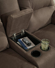 Next-Gen Gaucho Reclining Loveseat with Console - Coastal Roots Furniture (Courtenay, BC)