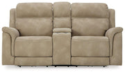 Next-Gen DuraPella Power Reclining Loveseat with Console - Coastal Roots Furniture (Courtenay, BC)