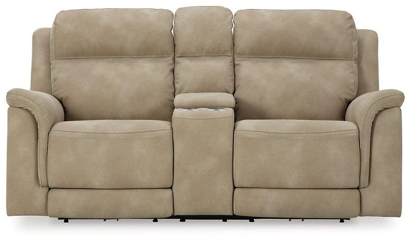 Next-Gen DuraPella Power Reclining Loveseat with Console - Coastal Roots Furniture (Courtenay, BC)