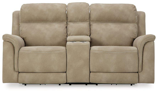 Next-Gen DuraPella Power Reclining Loveseat with Console - Coastal Roots Furniture (Courtenay, BC)