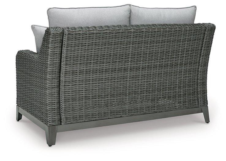 Elite Park Outdoor Loveseat with Cushion - Coastal Roots Furniture (Courtenay, BC)