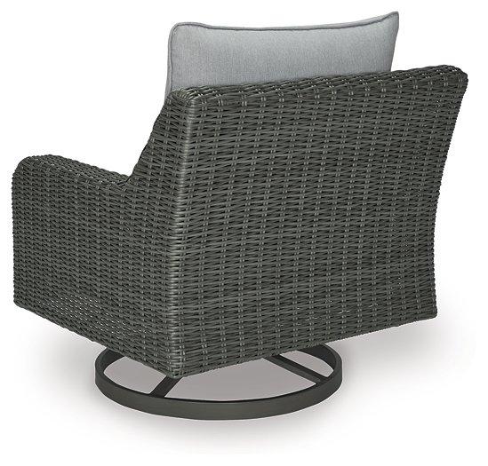 Elite Park Outdoor Swivel Lounge with Cushion - Coastal Roots Furniture (Courtenay, BC)