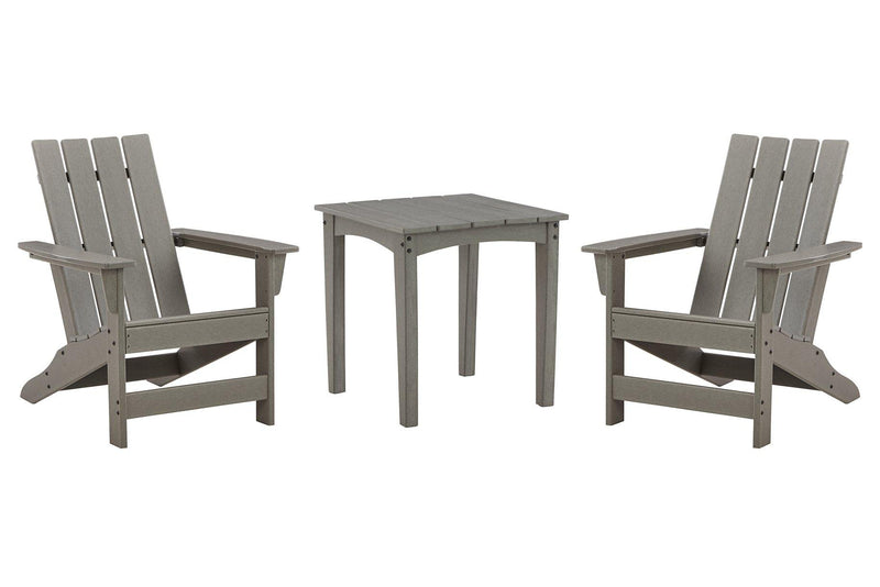 Visola Outdoor Adirondack Chair Set with End Table - Coastal Roots Furniture (Courtenay, BC)