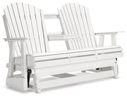 Hyland wave Outdoor Glider Loveseat - Coastal Roots Furniture (Courtenay, BC)