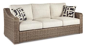 Beachcroft Beachcroft Nuvella Sofa with Coffee and End Table - Coastal Roots Furniture (Courtenay, BC)