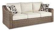 Beachcroft Outdoor Sofa with Cushion - Coastal Roots Furniture (Courtenay, BC)