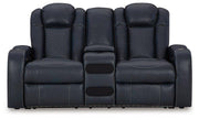 Fyne-Dyme Power Reclining Loveseat with Console - Coastal Roots Furniture (Courtenay, BC)