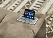 Next-Gen DuraPella Power Reclining Loveseat with Console - Coastal Roots Furniture (Courtenay, BC)